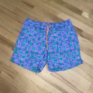 J.Crew 6" stretch Swim Trunks Size M